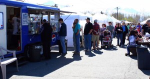 The Husky Burgers were as delicious as ever if the line was any indication...